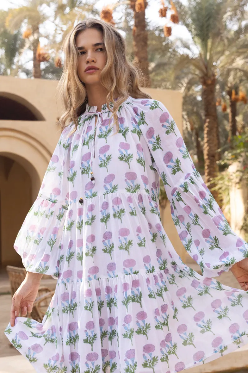 Oliphant Balloon Sleeve Short- Bloom Lilac