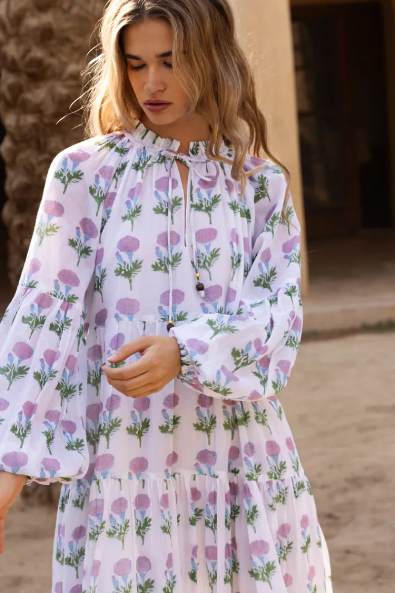 Oliphant Balloon Sleeve Short- Bloom Lilac
