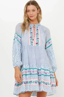 Oliphant Balloon Sleeve Short- Jungi Blue
