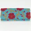 Oliphant Beaded Clutch- Carolina Aqua