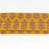 Oliphant Beaded Clutch- Fern Pink Yellow
