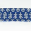 Oliphant Beaded Clutch- Fern White Blue