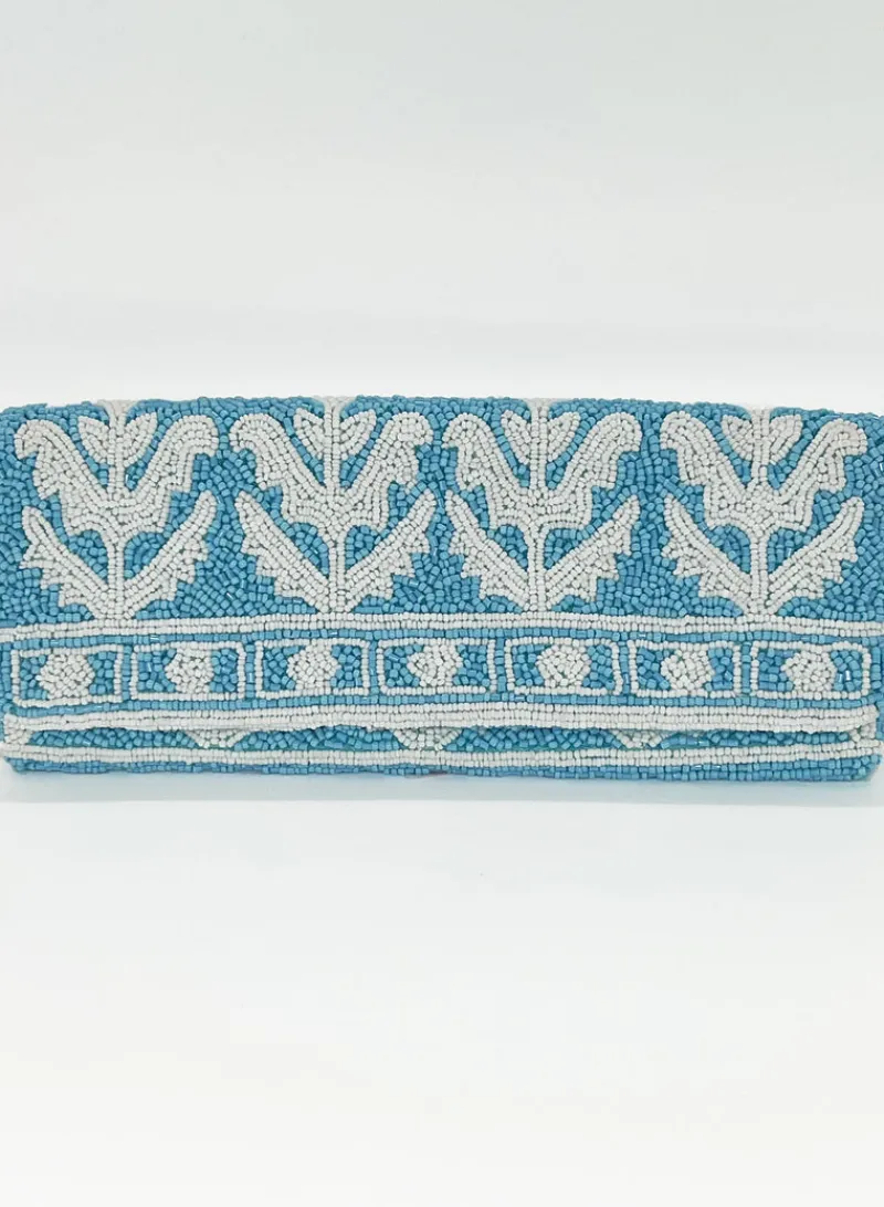 Oliphant Beaded Clutch- Marigold Sky