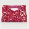 Oliphant Beaded Handbag- Carolina Pink