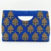Oliphant Beaded Handbag- Fern Blue