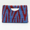 Oliphant Beaded Handbag- Singita Red Blue