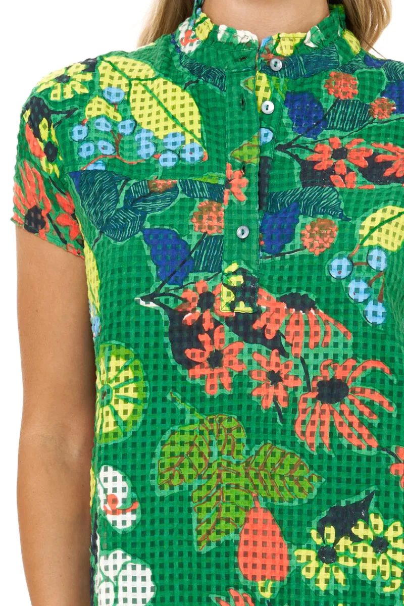 Oliphant Cap Sleeve Mini- Sutton Green