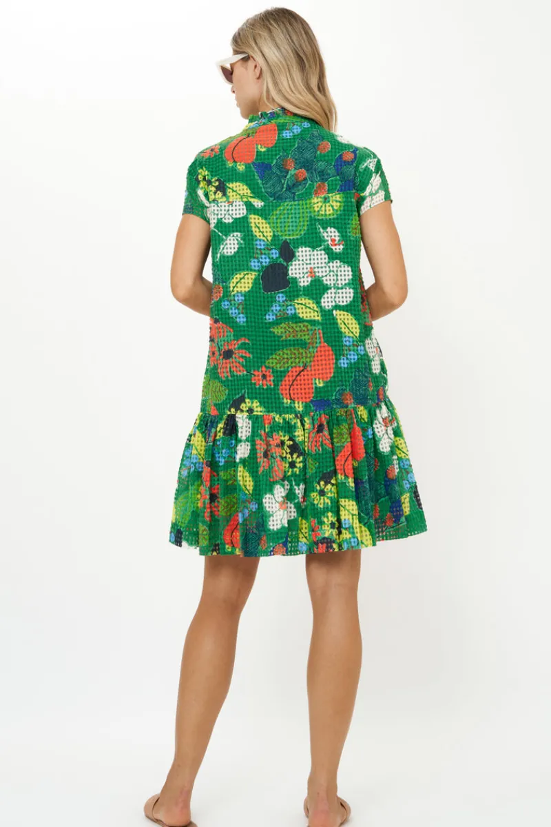 Oliphant Cap Sleeve Mini- Sutton Green