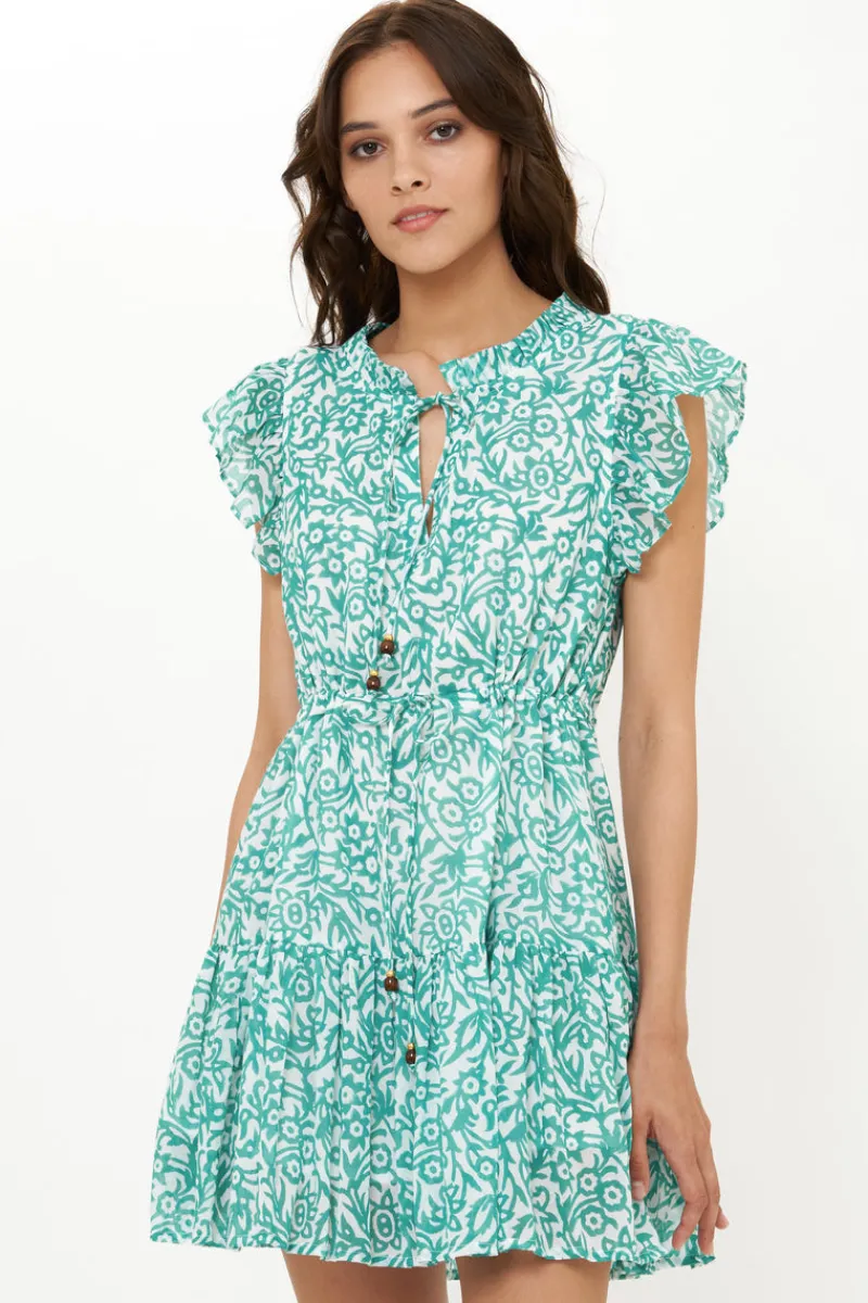 Oliphant Cinched Flirty Short- Cypress Jade
