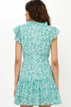 Oliphant Cinched Flirty Short- Cypress Jade