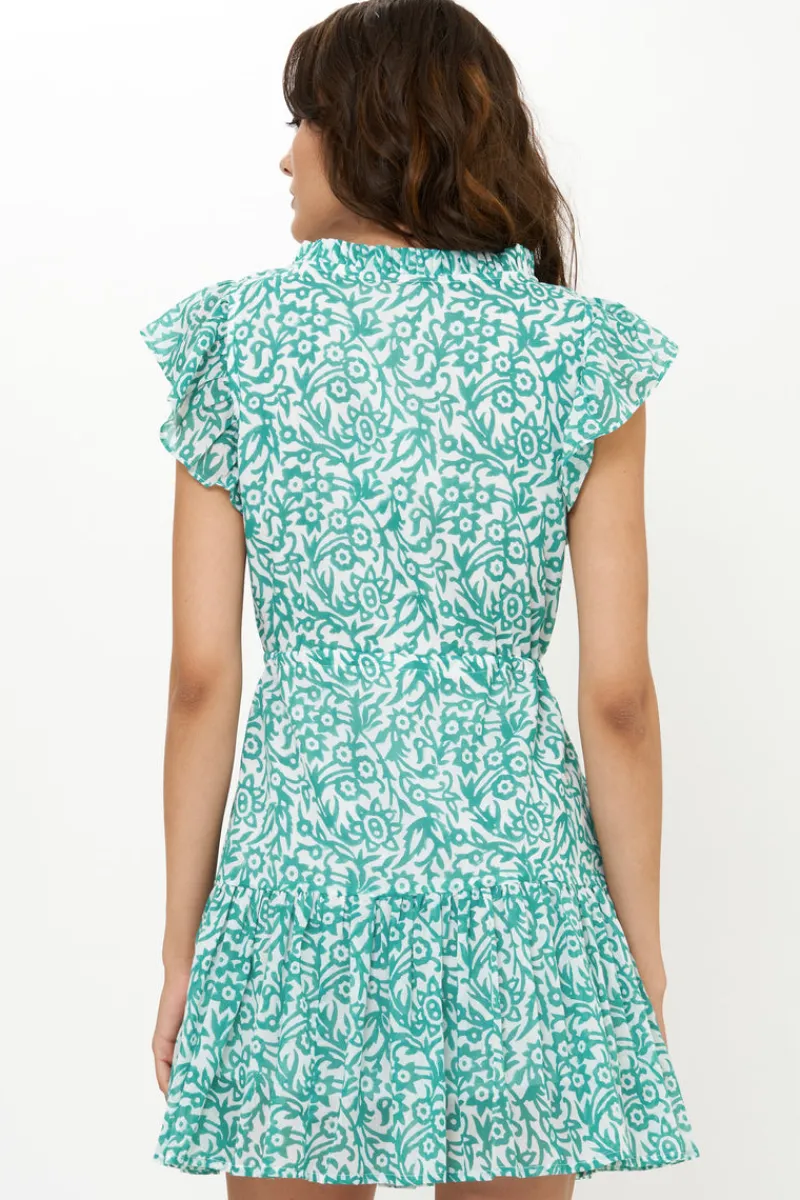 Oliphant Cinched Flirty Short- Cypress Jade