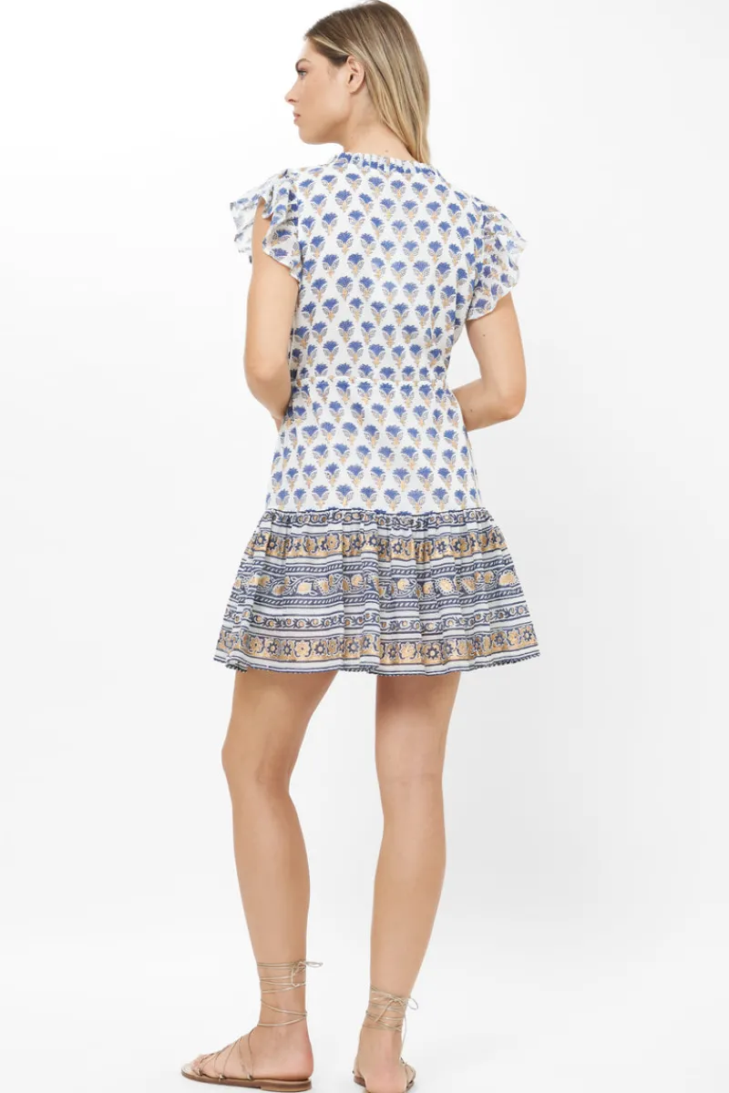 Oliphant Cinched Flirty Short- Lotus Navy