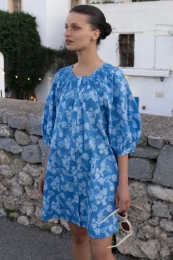 Oliphant Embroidered Button Mini- Pretoria Navy
