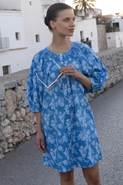 Oliphant Embroidered Button Mini- Pretoria Navy