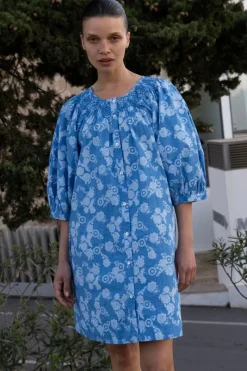 Oliphant Embroidered Button Mini- Pretoria Navy