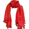 Oliphant Flame Tassel Scarf