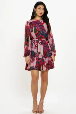 Oliphant Flirty Short Dress- Arabia Crimson