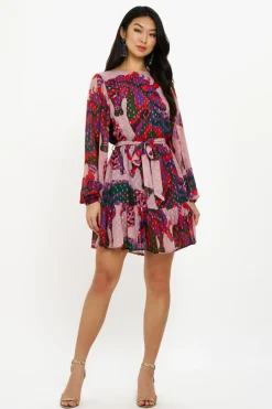 Oliphant Flirty Short Dress- Arabia Crimson