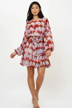 Oliphant Flirty Short Dress- Venice Cognac