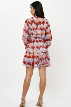 Oliphant Flirty Short Dress- Venice Cognac
