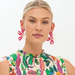 Oliphant Kauai Earrings- Hot Pink