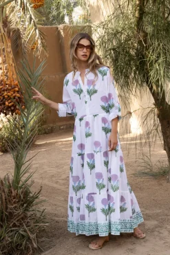 Oliphant Mandarin Maxi- Bloom Lilac