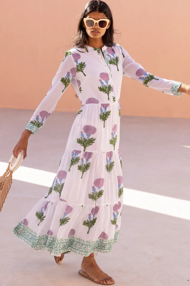Oliphant Mandarin Maxi- Bloom Lilac