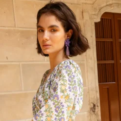 Oliphant Marbella Earrings- Lavender