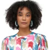 Oliphant Mini Astor Hoops- Aqua