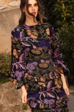 Oliphant Mock Neck Maxi- Turin Peri