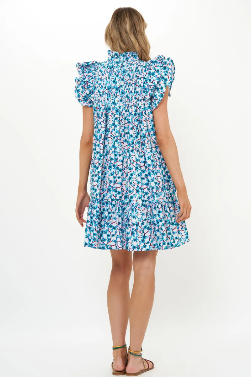 Oliphant Pintuck Ruffle Mini- Lingon Wine