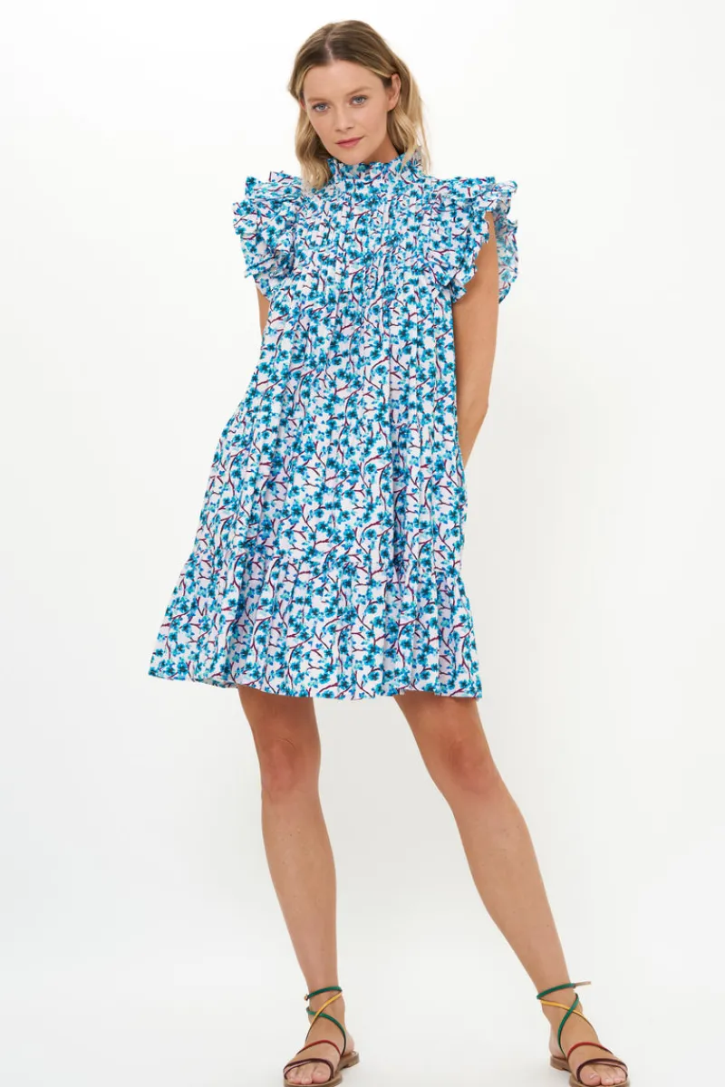 Oliphant Pintuck Ruffle Mini- Lingon Wine