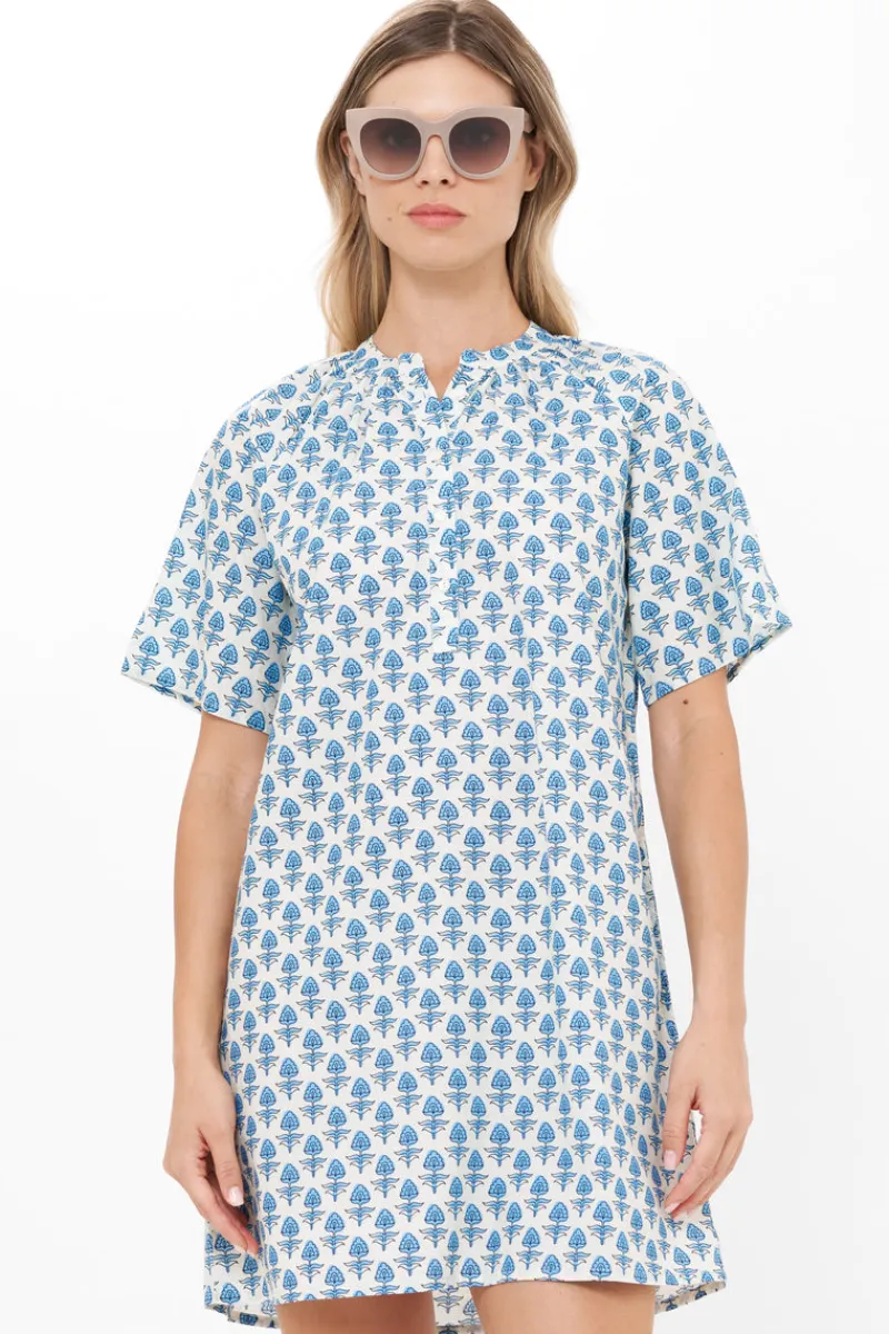 Oliphant Pocket Dress- Provence Blue