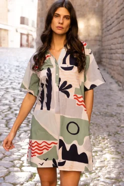 Oliphant Pocket Dress- Riviera Sage