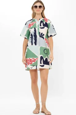 Oliphant Pocket Dress- Riviera Sage