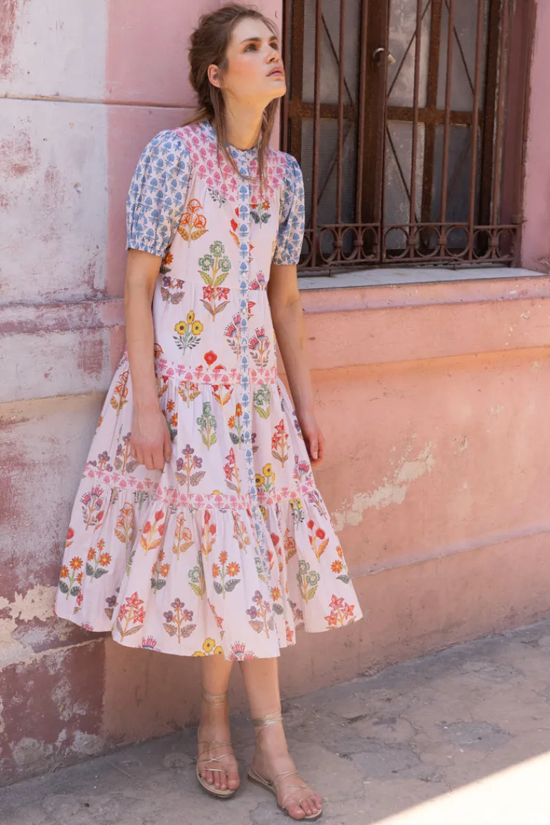 Oliphant Scoop Tiered Midi- Provence Blue