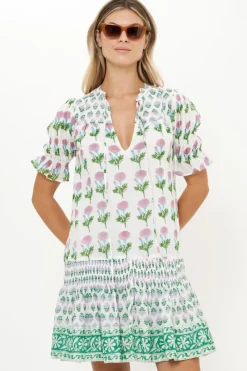 Oliphant Smocked Drop Mini- Bloom Lilac