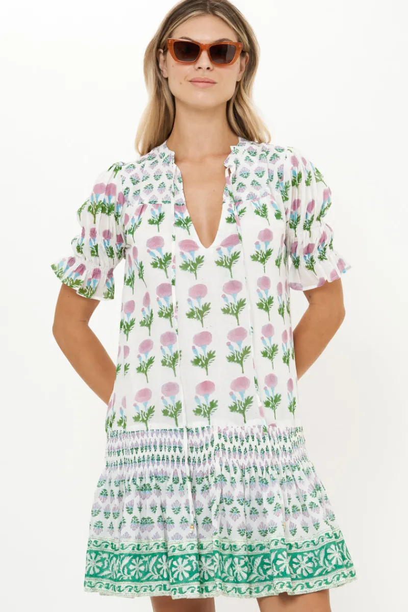 Oliphant Smocked Drop Mini- Bloom Lilac