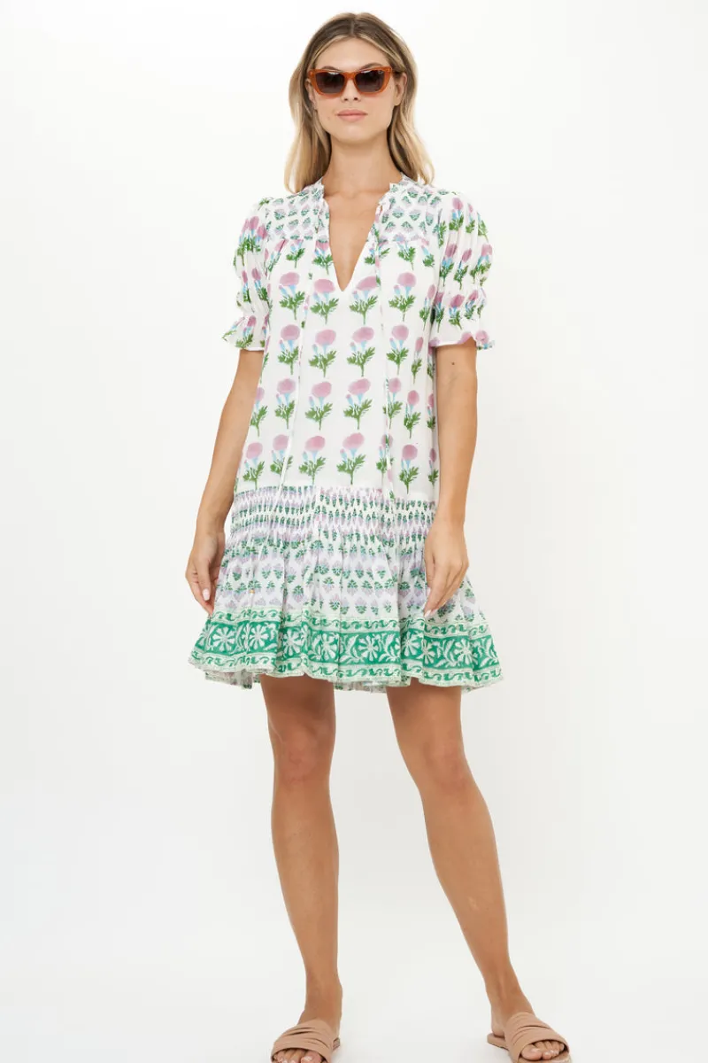 Oliphant Smocked Drop Mini- Bloom Lilac