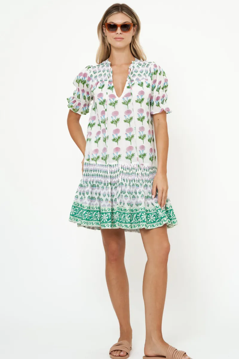 Oliphant Smocked Drop Mini- Bloom Lilac