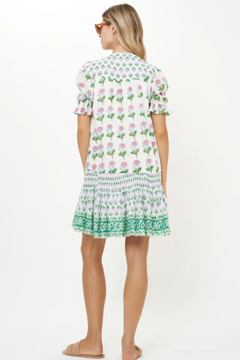 Oliphant Smocked Drop Mini- Bloom Lilac