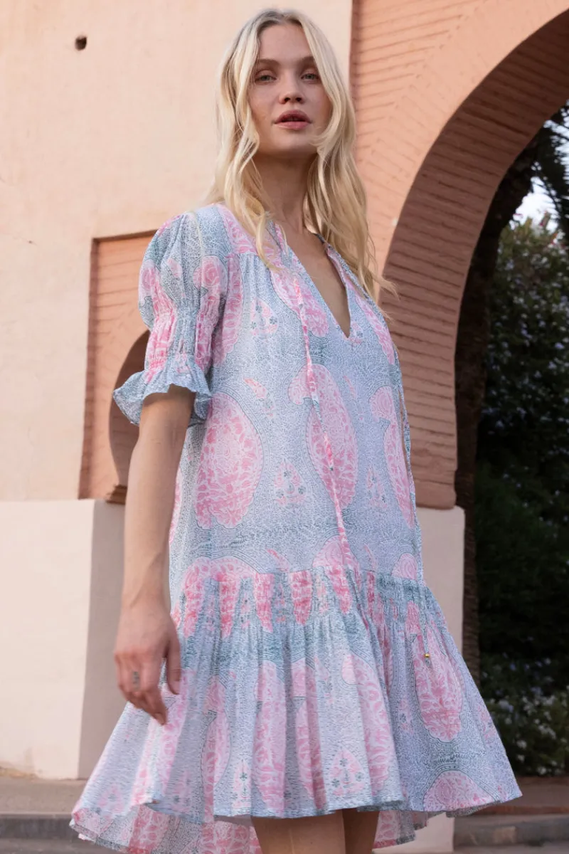 Oliphant Smocked Drop Mini- Samode Green