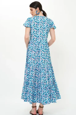 Oliphant V-Neck Maxi- Lingon Wine
