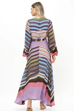 Oliphant Wrap Dress- Solstice Lilac