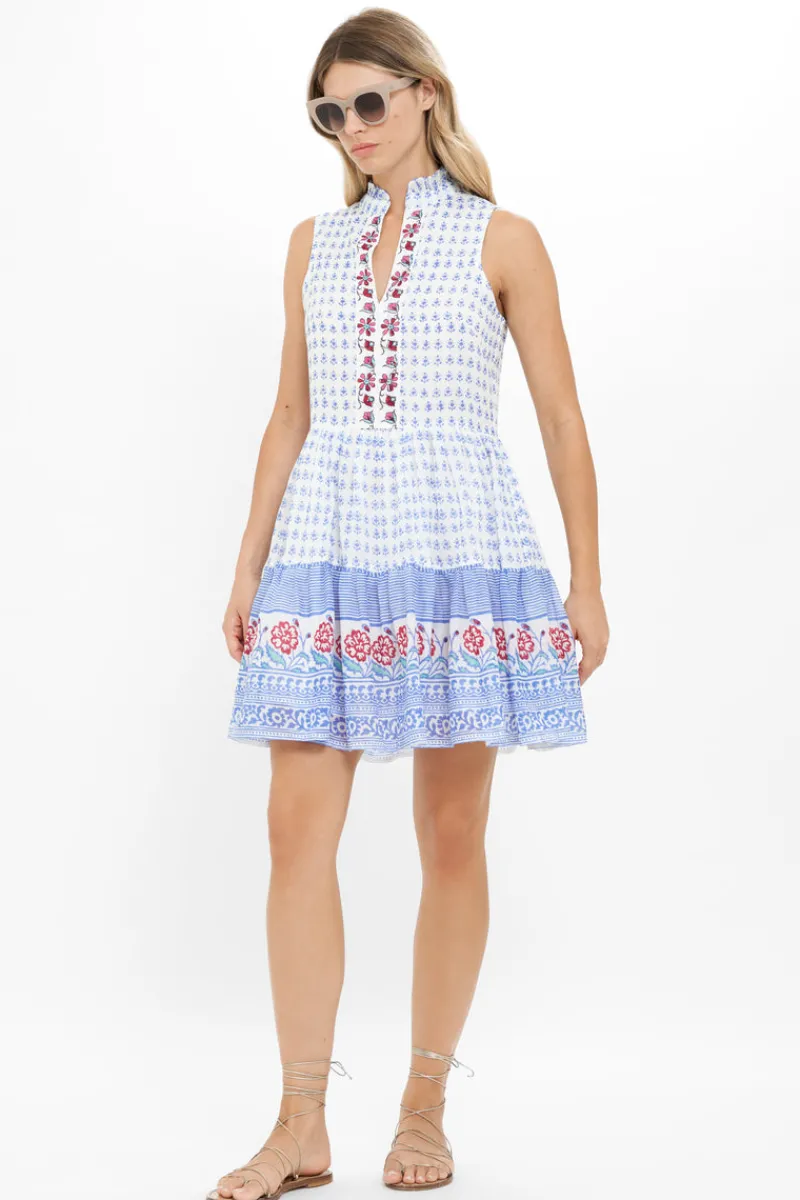 Oliphant Yoke Dress- Borrego Navy
