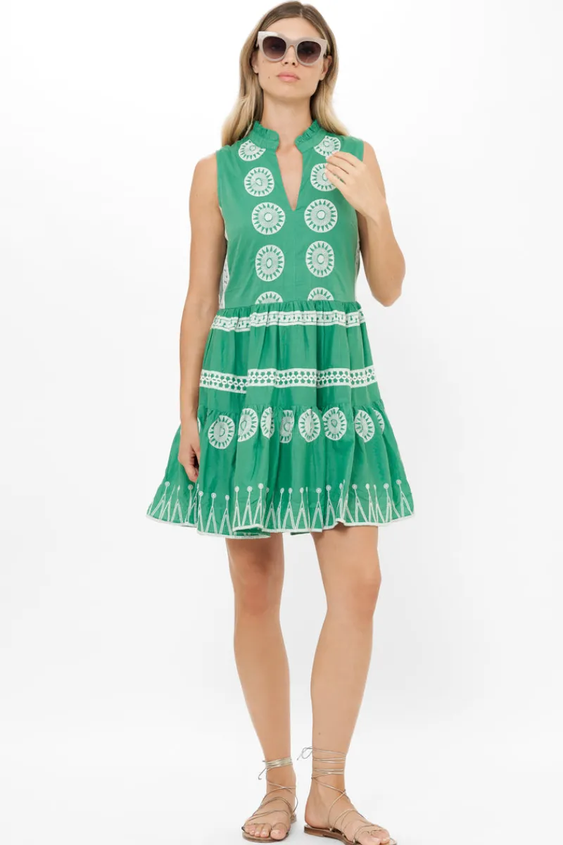 Oliphant Yoke Dress- Soleil Sage