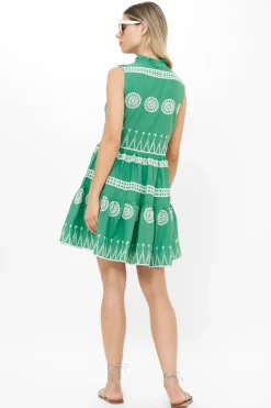 Oliphant Yoke Dress- Soleil Sage